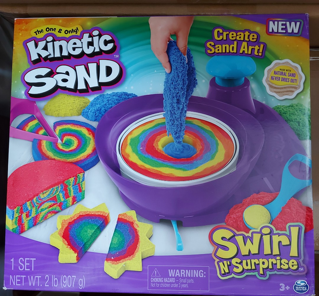 Kinetic Sand Swirl N Surprise Set