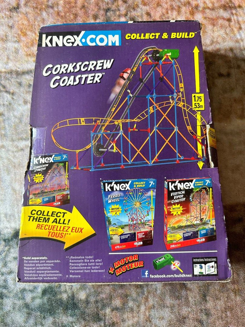 Knex shop corkscrew coaster
