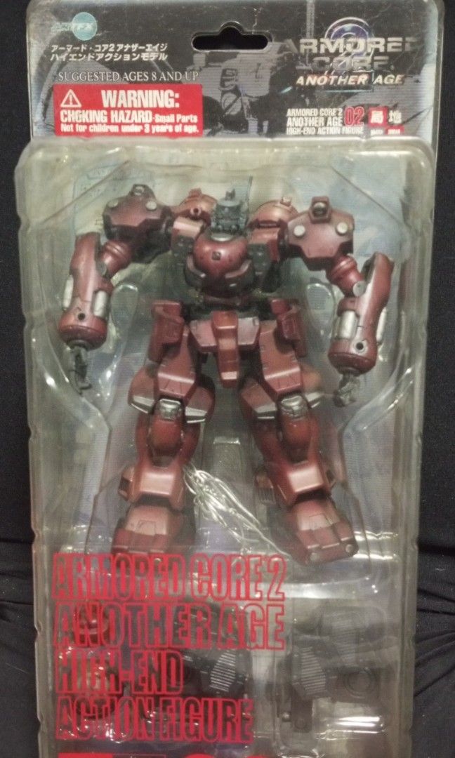Kotobukiya Armored Core 2 (Category: Gundam & Model Kits) located in Pasig City. Submitted by prelovednimena (Listing ID 1289597168, Image 2). Description: Kotobukiya Armored Core 2 Another Age High-End Action Figure Zio Matrix ZCH-GR/1 By ARTFX P5,500 Back in Blister Pack 100% Complete. Some loose joints. Very old blister pack. Discolored blister pack. Some dust on the figure, kayo na maglinis. 😁 Decluttering toys. GCASH/MAYA/BPI Lalamove c/o b