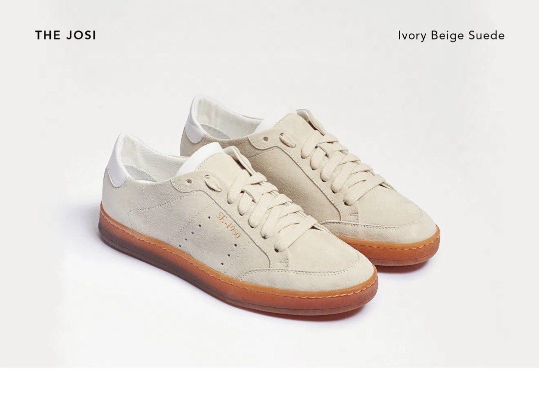 LF: Sam Edelman Josi Ivory Suede (Category: Sneakers) located in Los Banos. Submitted by bykimberly (Listing ID 1289602405, Image 1). Description: .