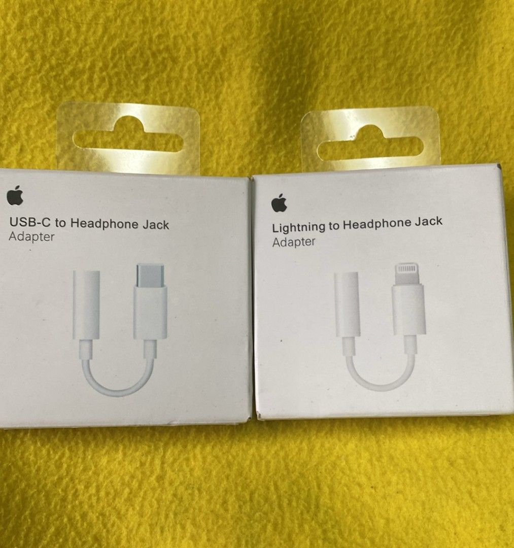 Lightning and type c jack headphone adapter (Category: Chargers & Cables) located in Manila. Submitted by milasgadgetph (Listing ID 1289479278, Image 1). Description: .