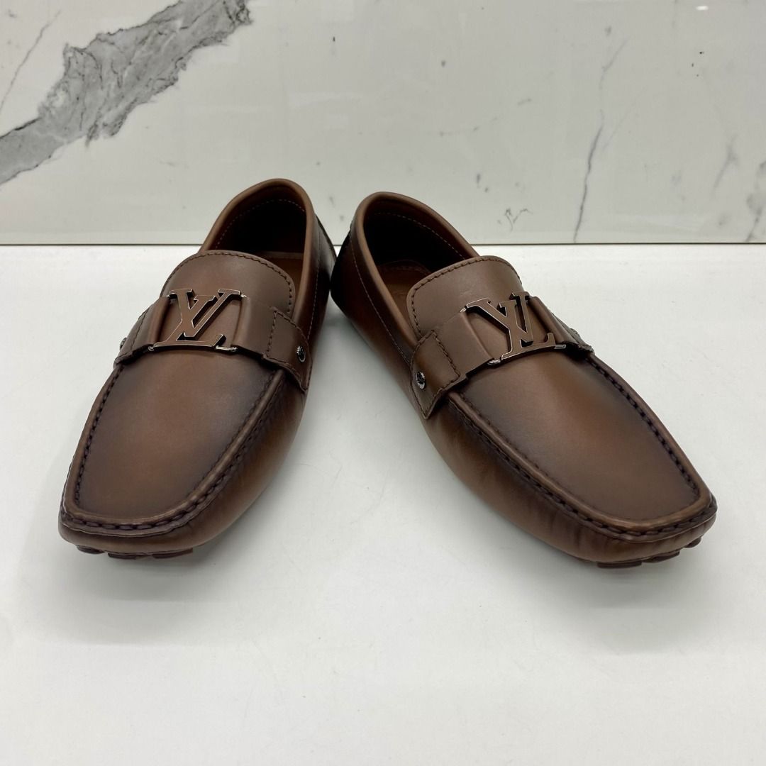 LOUIS VUITTON DRIVING SHOES MONTE CARLO BROWN MOCCASINS 10 LOAFERS 247006172 WE Women s Fashion Footwear Loafers on Carousell