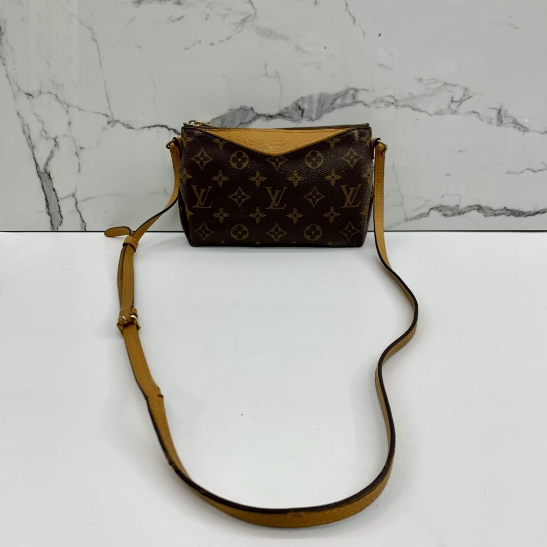 LOUIS VUITTON MONOGRAM PALLAS CROSSBODY UNIFORMES ORANGE CROSS SHOULDER BAG 247006177 WE