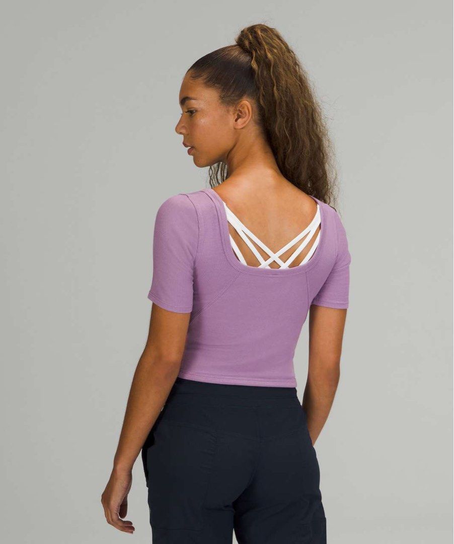 lululemon - Lululemon Ribbed Held Tight Short Sleeve Shirt