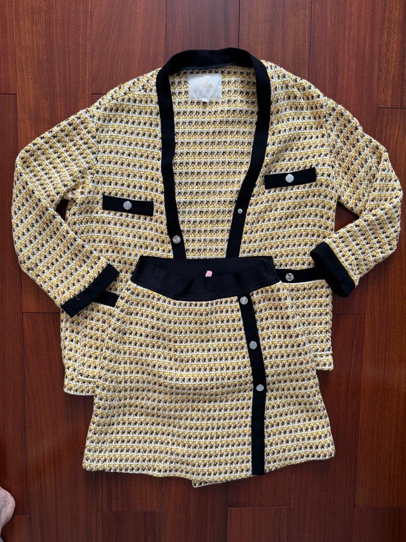 Maje sets coat 40 skirt 38 Women s Fashion Tops Blouses on Carousell