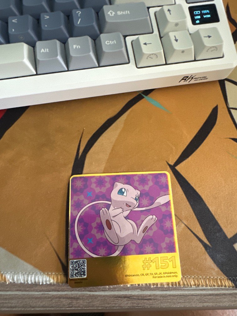 pokemon card primarina Rage On! Legendary All Over Print Ancient Mew Pokemon Card T-Shirt – Yuhao  Development shop main image 1