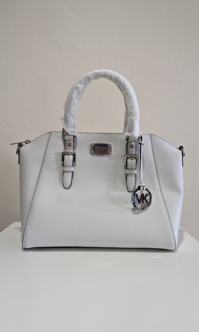 Mk ciara large sales saffiano leather satchel