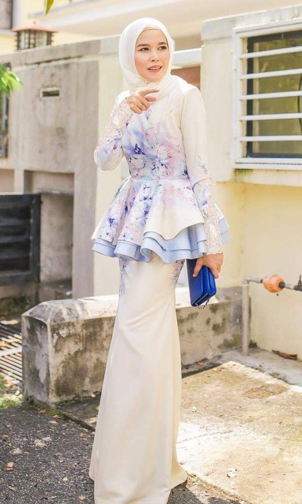 Peplum hot sale dress kurung