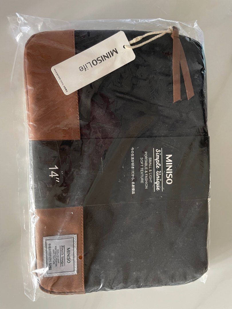 Miniso laptop bag for 14 inch
