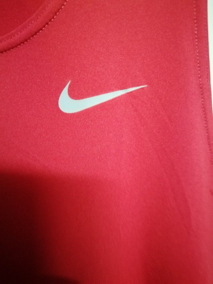 NIKE DRI FIT TANK Men XXL RED T Polo