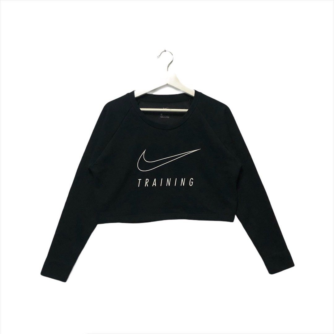 White nike crop discount sweater