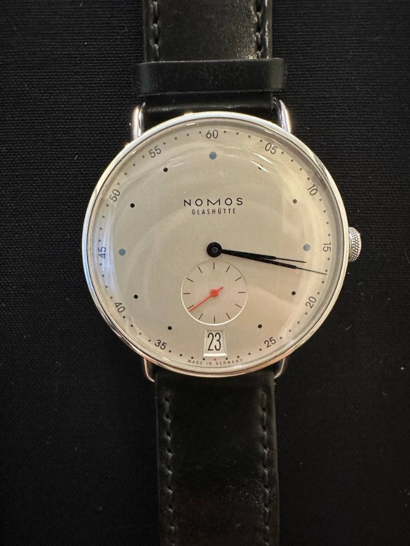Nomos Glashutte Metro 38 Ref 1102 White Dial Men s Fashion