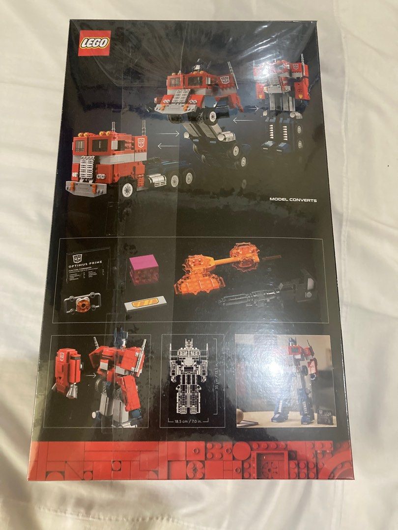 Lego Optimus Prime Lego 10302 (Category: Lego & Building Sets) located in Makati City. Submitted by fortmax (Listing ID 1289481283, Image 2). Description: For Sale: Lego 10302 Optimus Prime Built, 100% complete with instructuon manual and spare elements. Stickers Unapplied. 9,000 Check out my other items! .