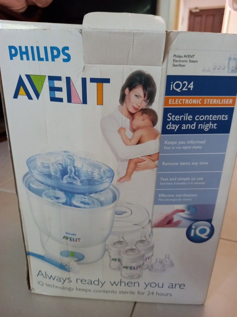 Avent iq24 steam sterilizer manual on sale