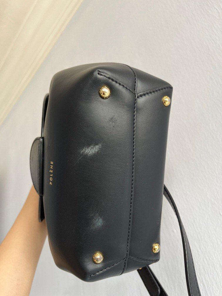 Polene Numero Un Nano in Smooth Black, Women's Fashion, Bags Polene Numero Un Nano in Smooth Black, Women's Fashion, Bags