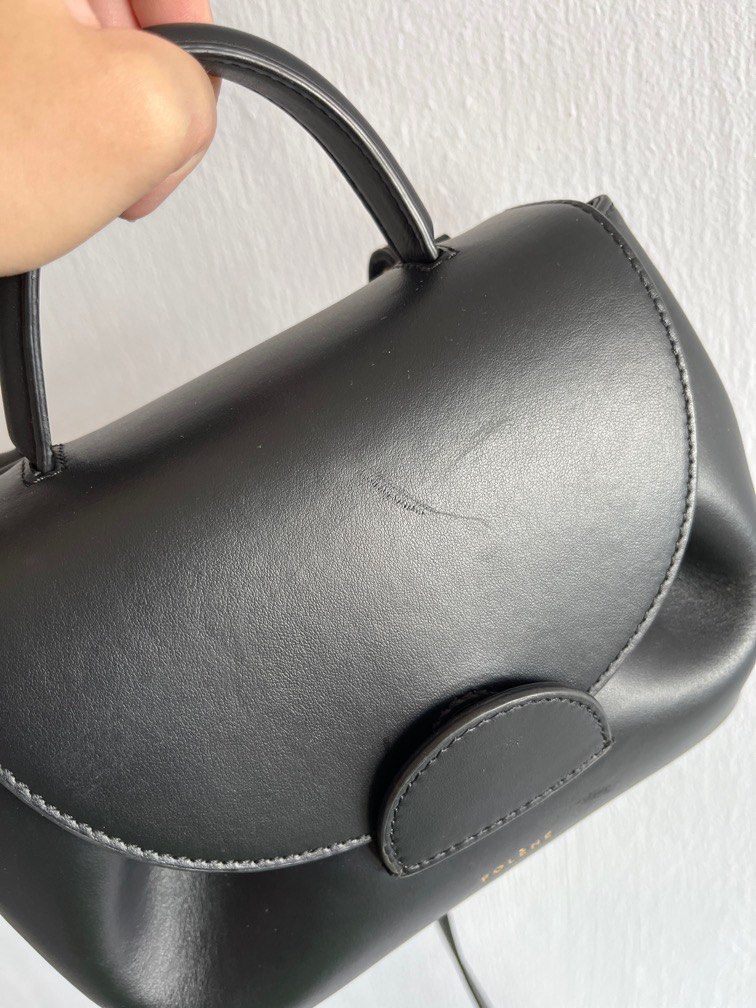 Polene Numero Un Nano in Smooth Black, Women's Fashion, Bags Polene Numero Un Nano in Smooth Black, Women's Fashion, Bags