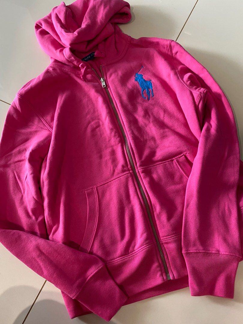 Hot pink polo sweatsuit hot sale