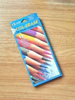 Prismacolor Col-erase Erasable 12 Colored Pencils Set