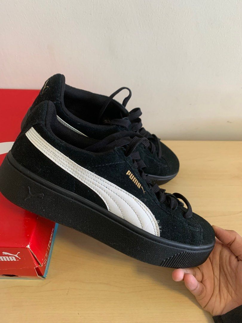Puma vikky stacked sd black hot sale