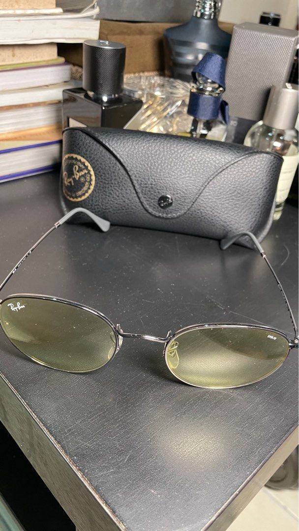 Ray ban round solid evolve best sale