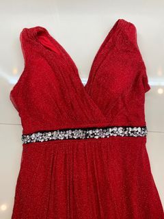 Red Glittery Dress Sparkly Dress Shiny Dress Taylor Swift Eras Tour Concert Outfit
