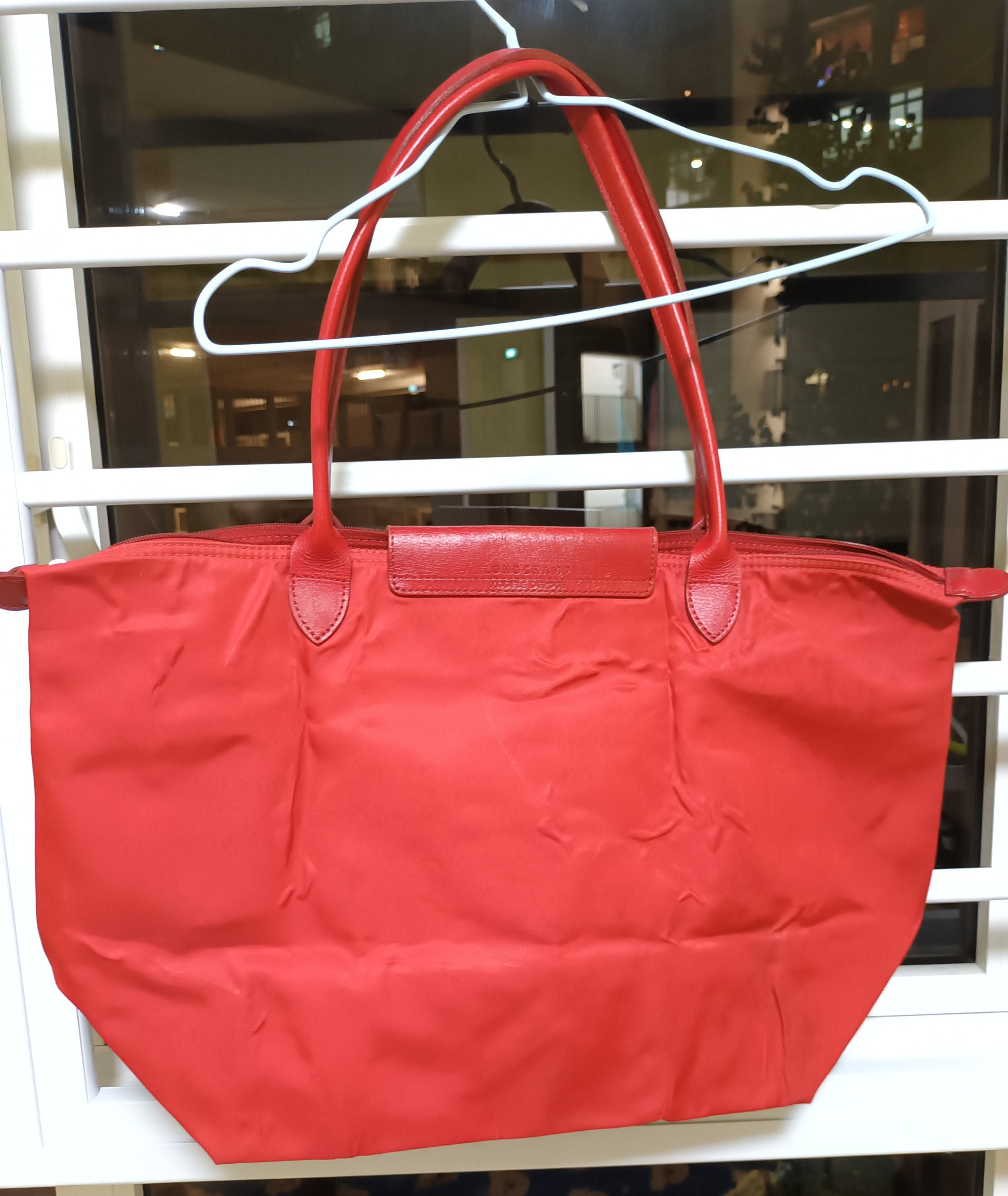 Red Longchamp Tote Bag Large Luxury Bags Wallets on Carousell