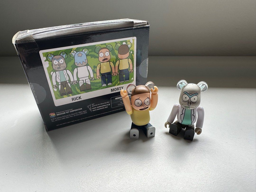 Rick and Morty Bearbrick x Bait 100