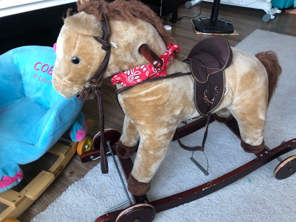 Rocking and ride Horse and rhino Hobbies Toys Toys Games on