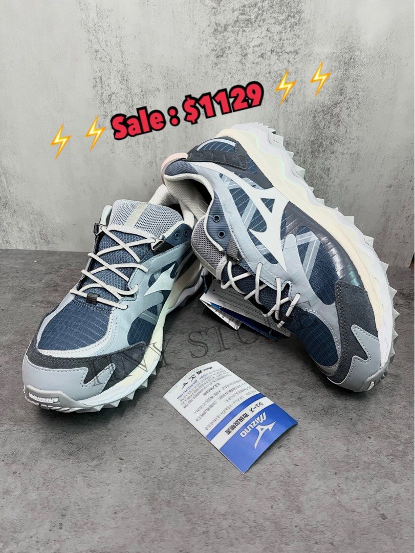 SALE 999 MIZUNO WAVE MUJIN TL GTX 1230 23 29cm Blue Carousell
