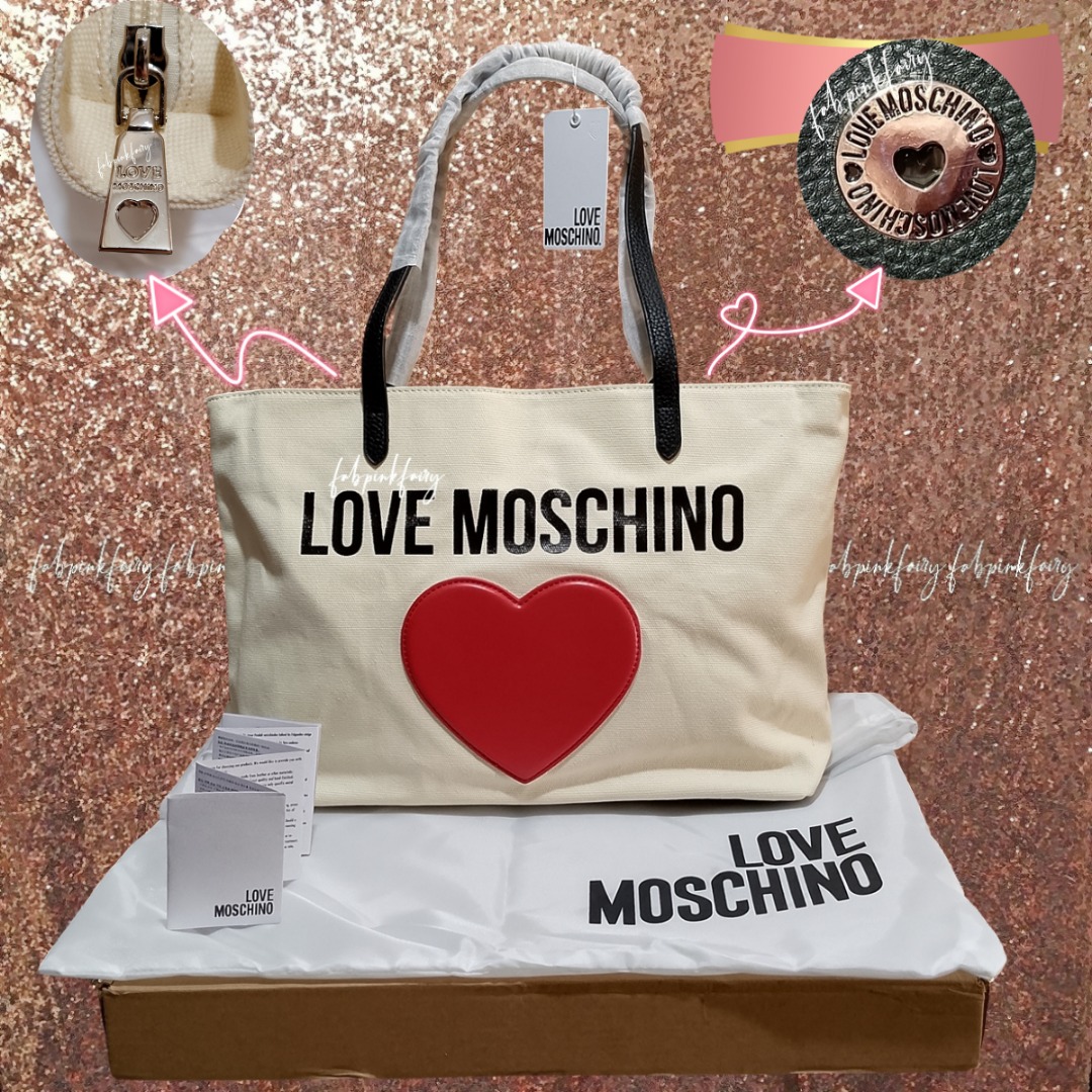 SALE Love MOSCHINO Bag Tote Bag Beach Bag Big Bag Mommy Bag Big Tote Bag Travel Bag Shoulder Bag Payday Sale Sweldo Sale