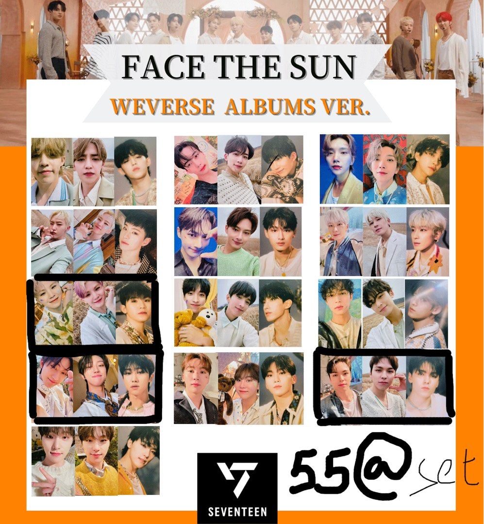 SEVENTEEN Face the Sun トレカ　weverse コンプ SEVENTEEN ジュン Face the Sun CARAT盤 ep5 pioneer ／IN THE