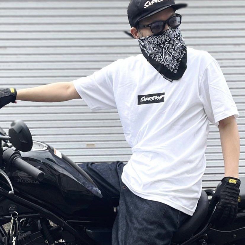 海外最新 Logo Supreme Futura Box Box Logo Tee 24 White Tee バイク ...