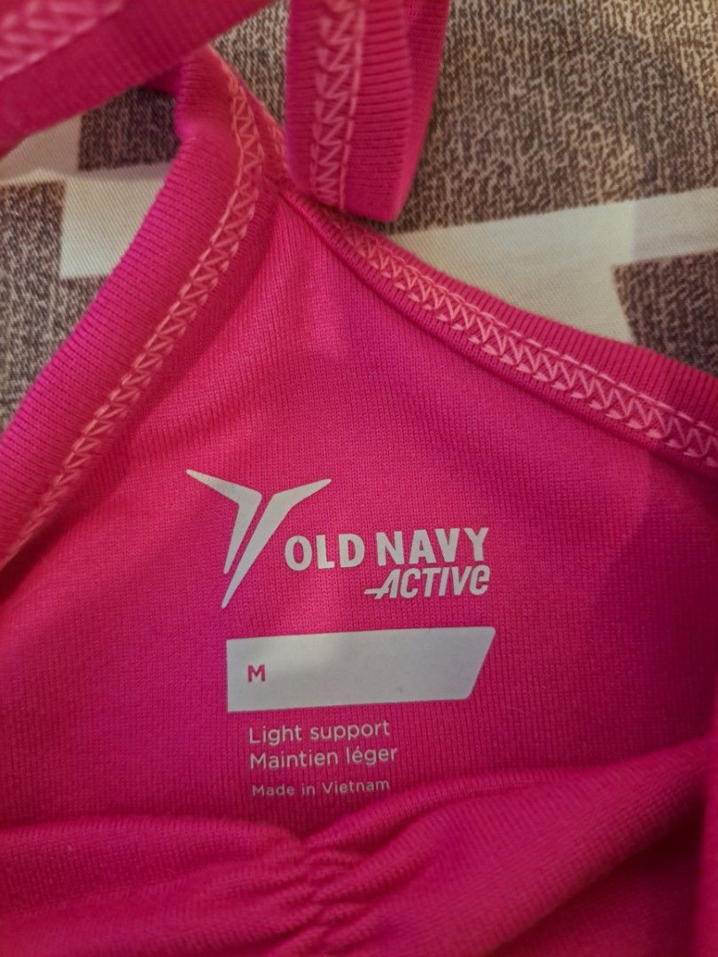 Hot Pink Old Navy brand sports bra • size Small