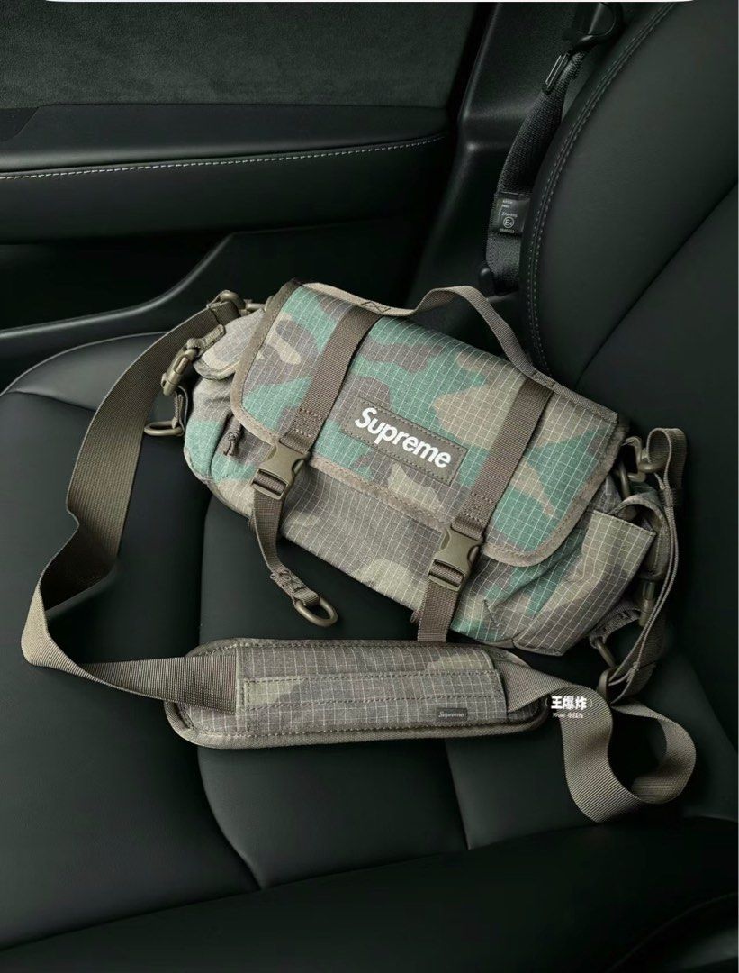 Supreme Camo Reflective Mini Duffle Bag, Men's Fashion, Bags