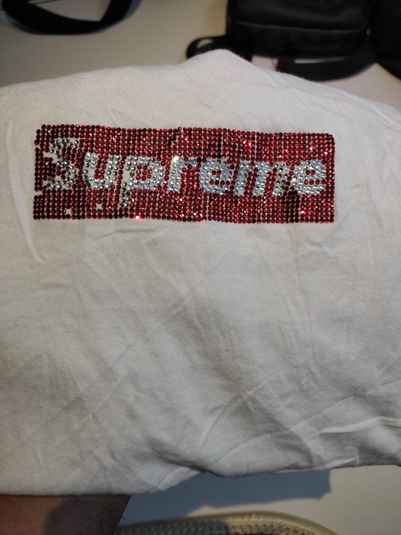 Supreme swarovski shop box logo