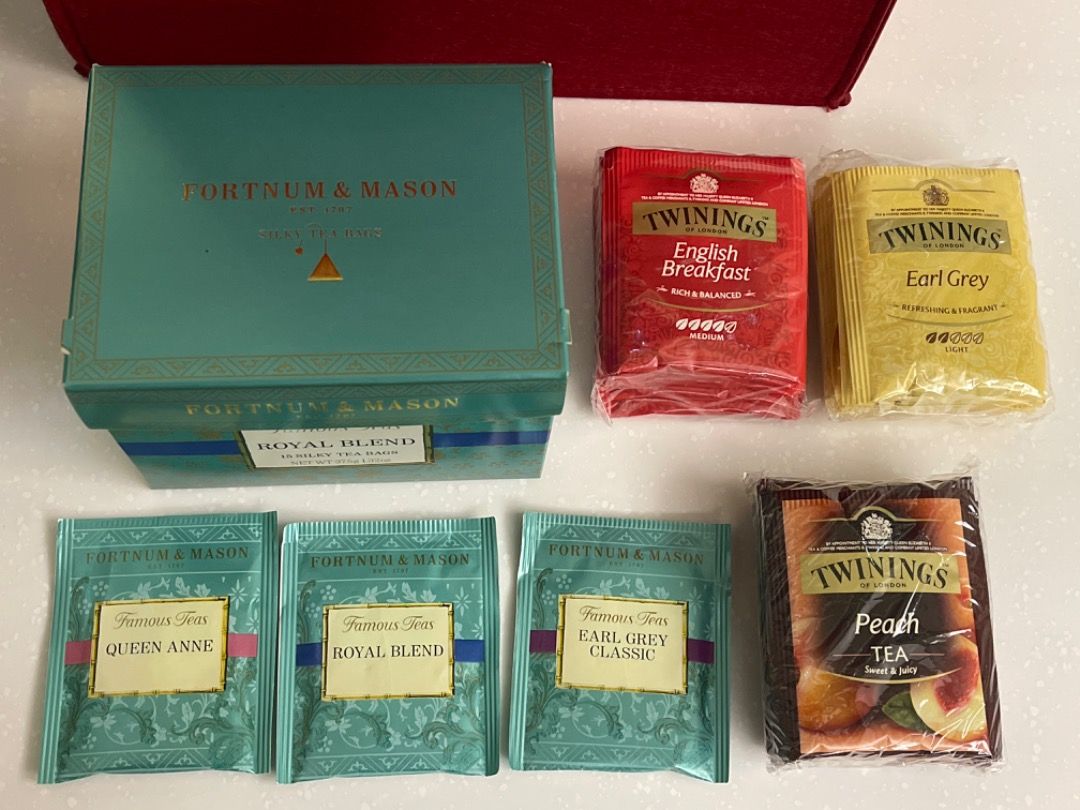 Teabags (Twinings and Fortnum & Mason), 嘢食& 嘢飲, 飲料- Carousell