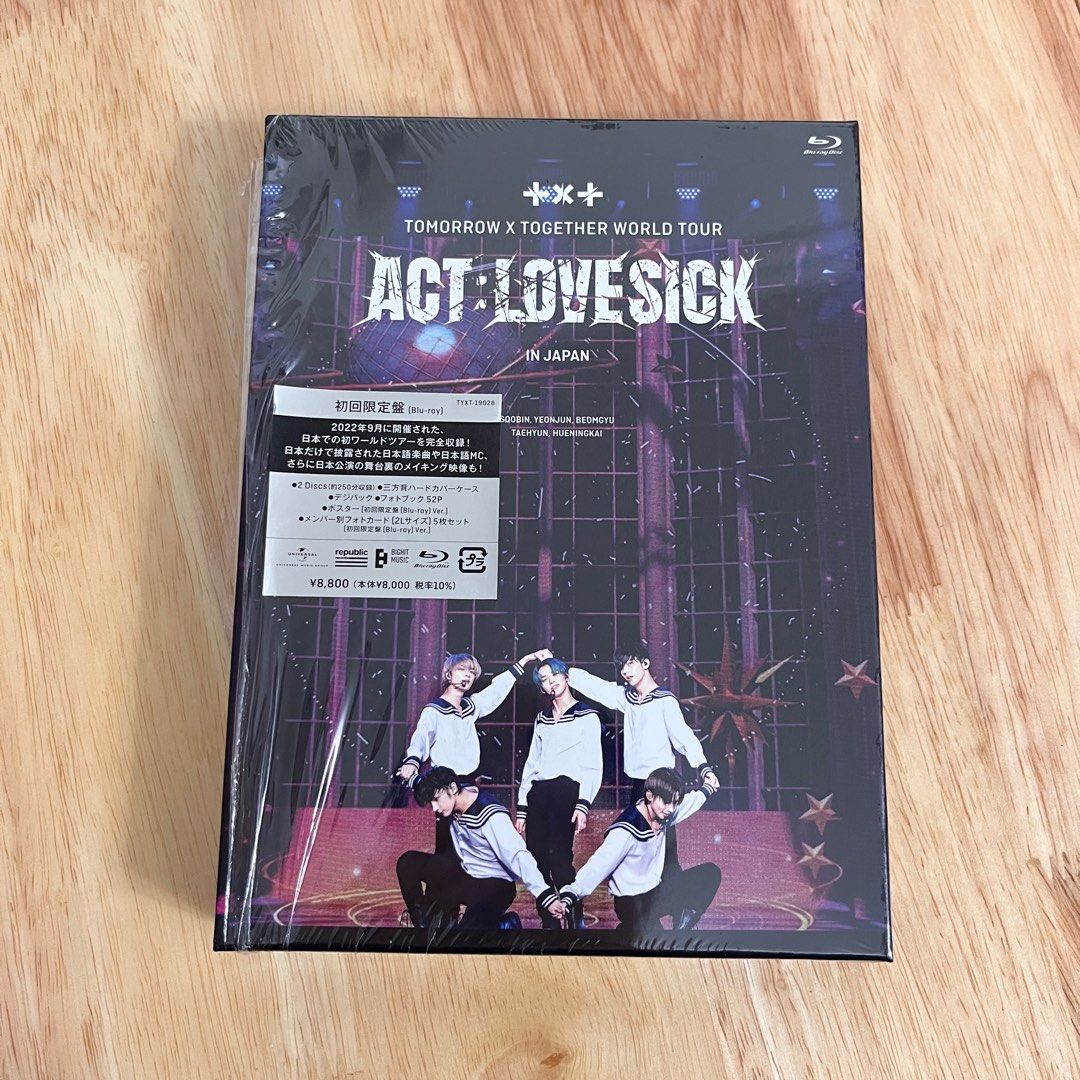 2023新発 ACT : TXT LOVE IN SICK Omo JAPAN初回限定盤 IN SICK JAPAN 