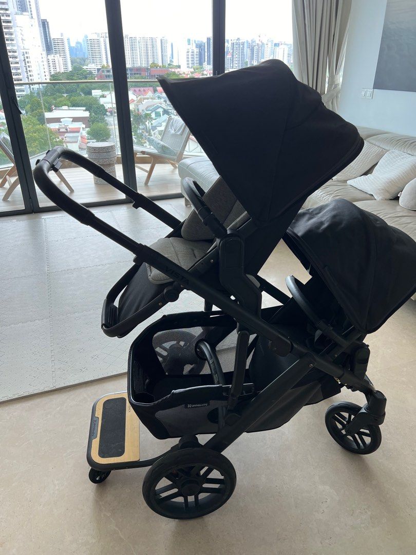 UPPAbaby Vista V2 in Jake rumble seat car seat Babies Kids