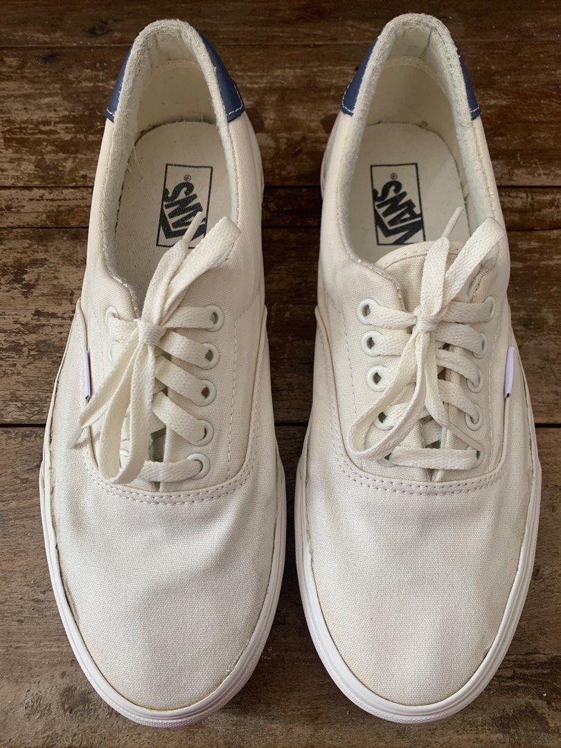 Vans era 59 vintage white top