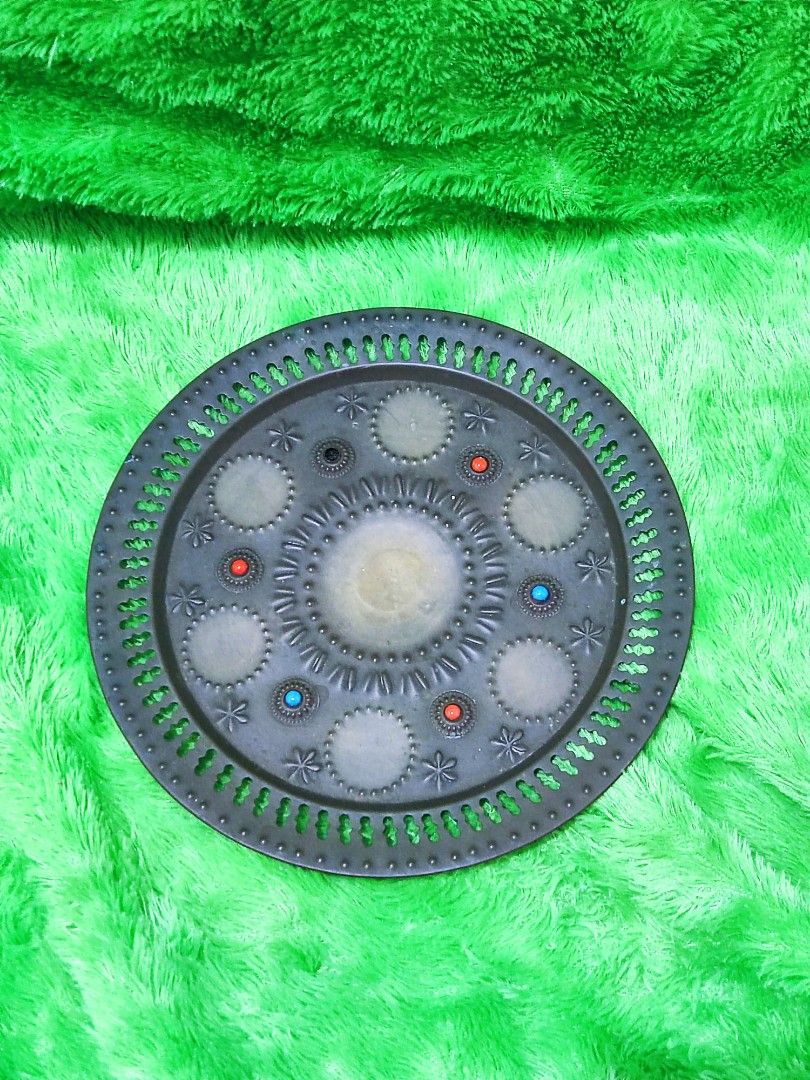 Vintage Arabic Brass Jeweled Dallah Aftaba Decanter Set / Tea set Arab