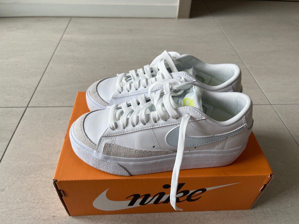 White Nike Blazer Low