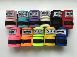 Windy 5 meter Semi Elastic Cottin Soft Hand Wraps for Boxing and Muay Thai