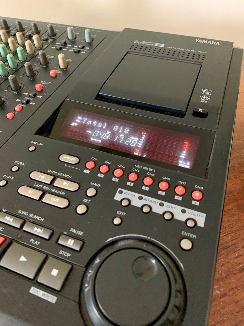 Yamaha MD8 Multitrack Mini Disc Recorder, Audio, Portable Music Players