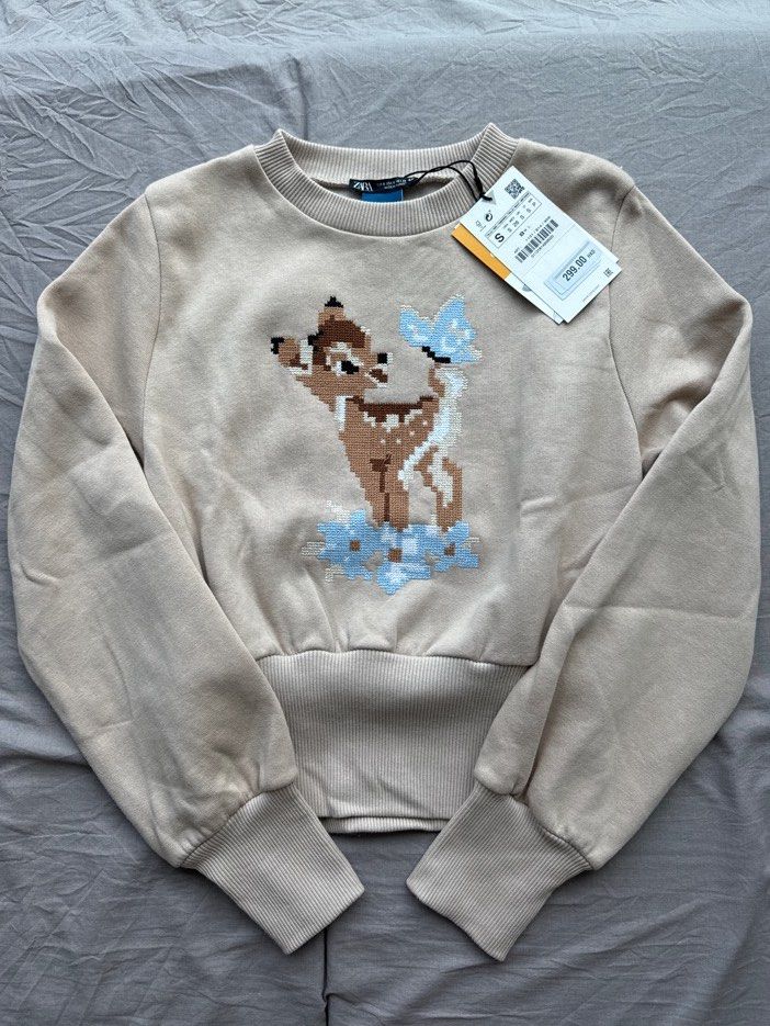 Zara Bambi Sweater Carousell