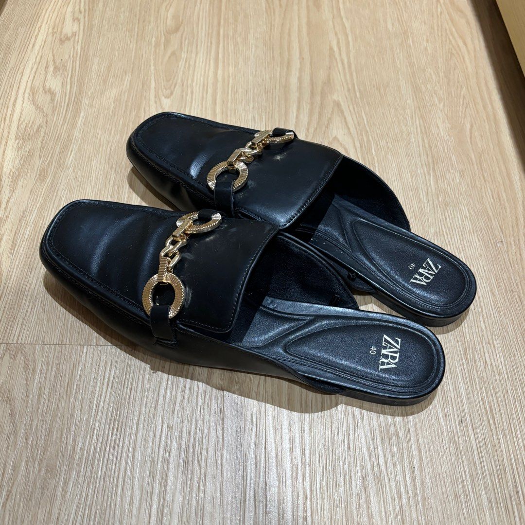 Backless loafers zara top