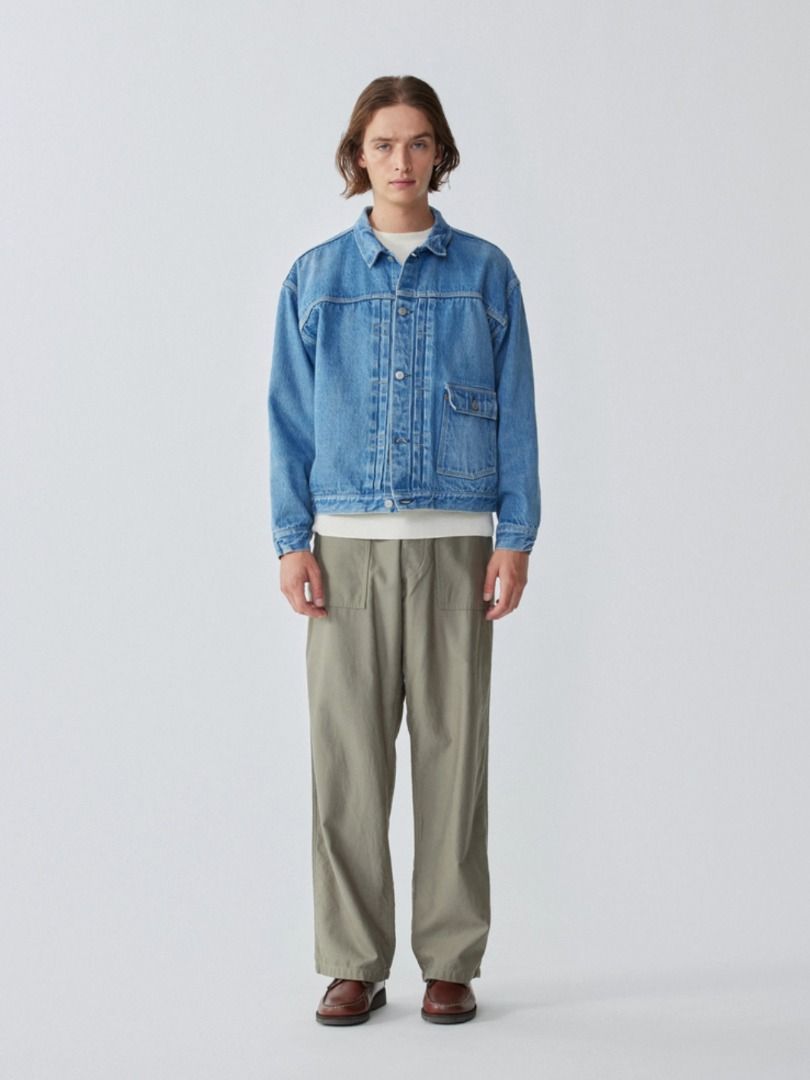 本季最讚的牛仔夾克2024SS Kaptain Sunshine FM Tracker Jacket 本季最讚的牛仔夾克2024SS Kaptain Sunshine FM Tracker Jacket