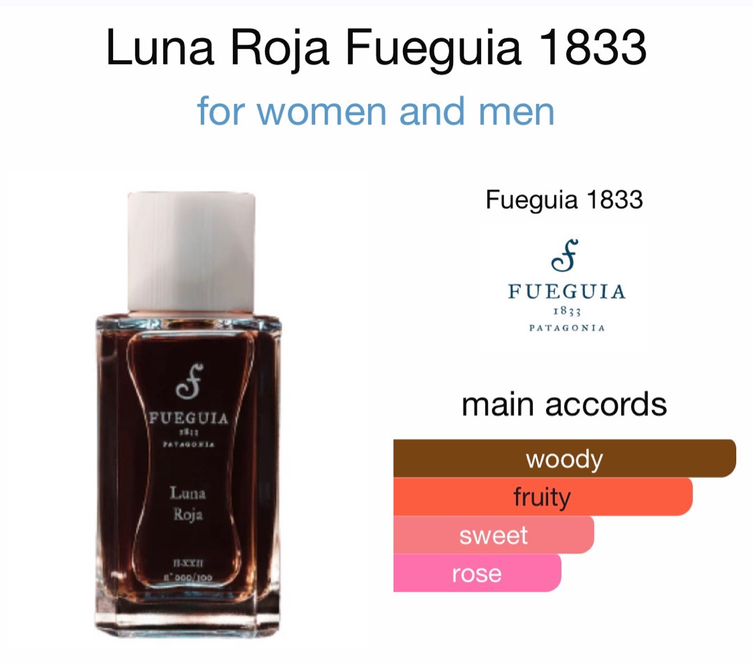 香水分裝Decant| Luna Roja by Fueguia 1833 EDP, 美容＆個人護理
