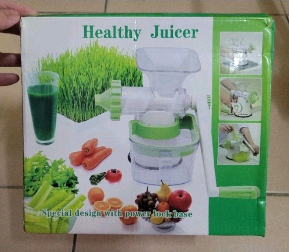 手動原汁慢磨機 HealthyJuicer, 家具及居家用品, 廚具和餐具, 其他廚具和餐具在旋轉拍賣