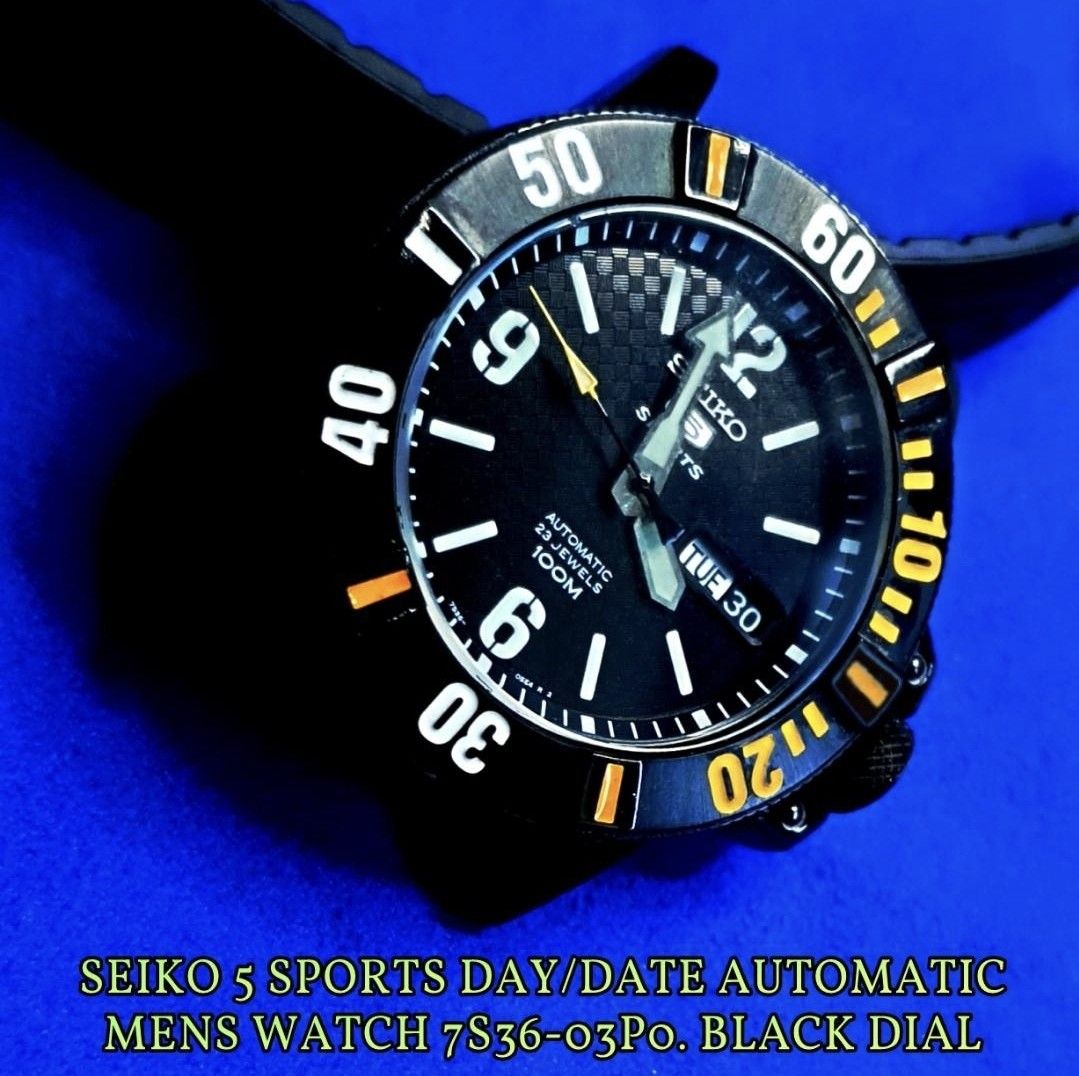 Rare AUTHENTIC SEIKO Carbon Fibre, Men's Fashion, Watches