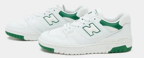 🔥 New Balance 550 White Classic Green 🔥, Men's Fashion, Footwear,  Sneakers on Carousell